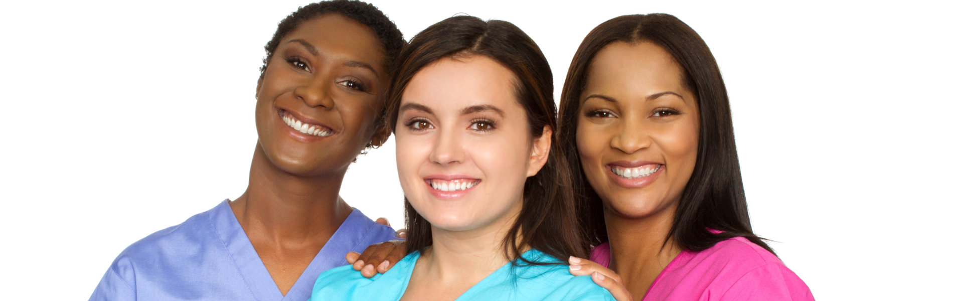 three female health workers